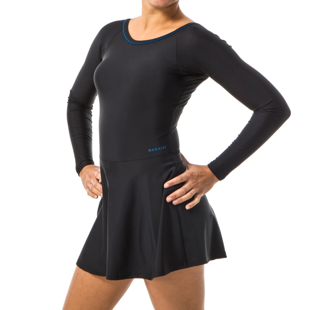 Decathlon Swimsuit Dress Black XS